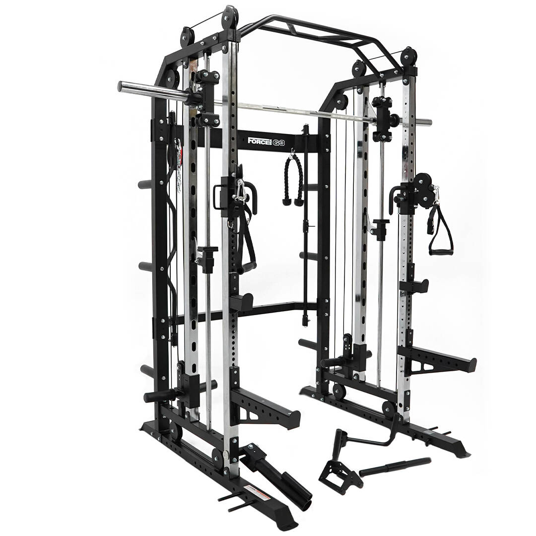 Force USA G3 All-In-One Trainer - Rack, Máquina Smith y Multifunción + Poleas