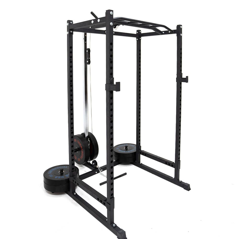 Force USA PT Rack Musculación con Accesorio de Polea Alta y Baja