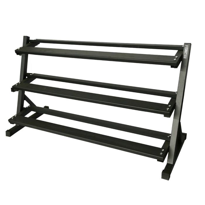 Force USA Rack de 3 Alturas Para Mancuernas Hexagonales 10 20 Pares